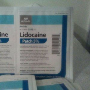 20 Actavis Lidocaine 5% Patches NDC 0591-3525-11